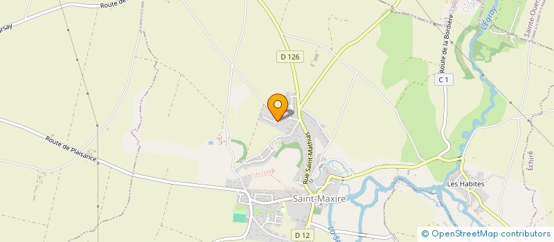 localisation de l'entreprise MONSIEUR XAVIER FAZILLEAU  SAINT-MAXIRE