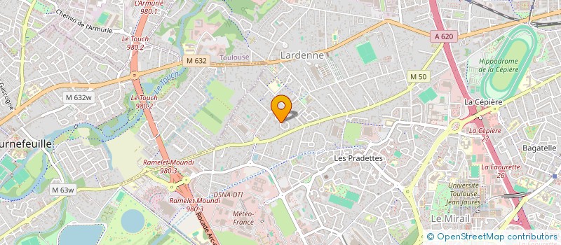 localisation de l'entreprise MONSIEUR XAVIER FENET-GARDE à TOULOUSE