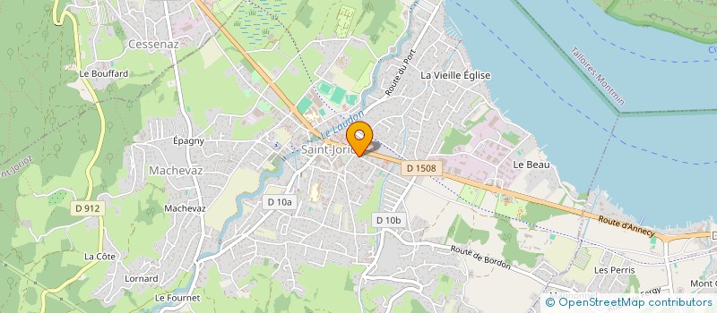 localisation de l'entreprise MONSIEUR XAVIER FERRAND  SAINT-JORIOZ