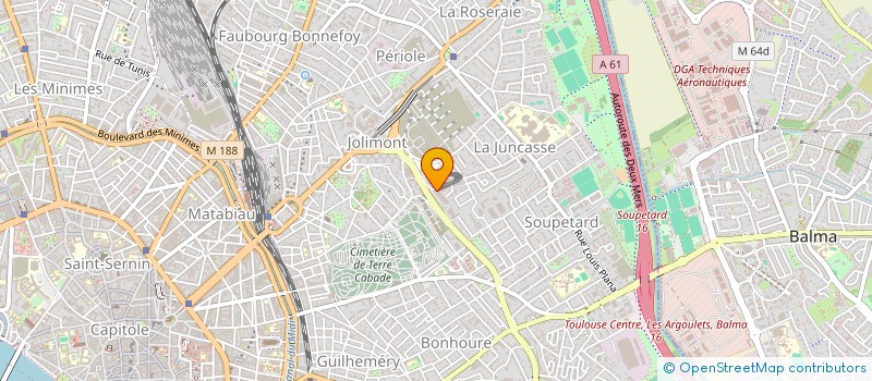 localisation de l'entreprise MONSIEUR XAVIER FERRAND  TOULOUSE