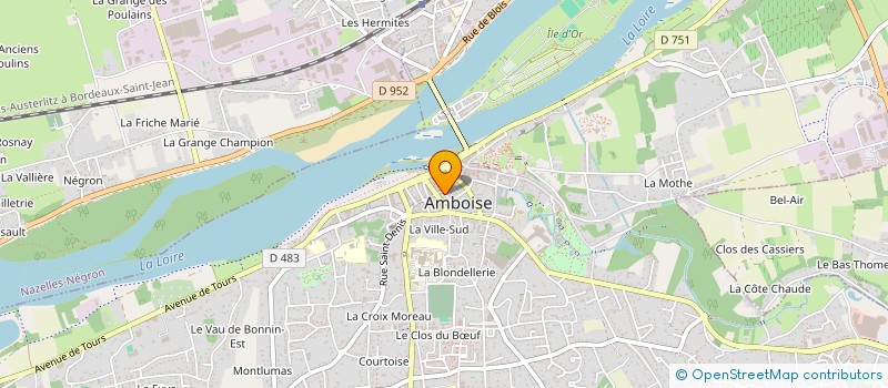 localisation de l'entreprise MONSIEUR XAVIER FESTOC  AMBOISE