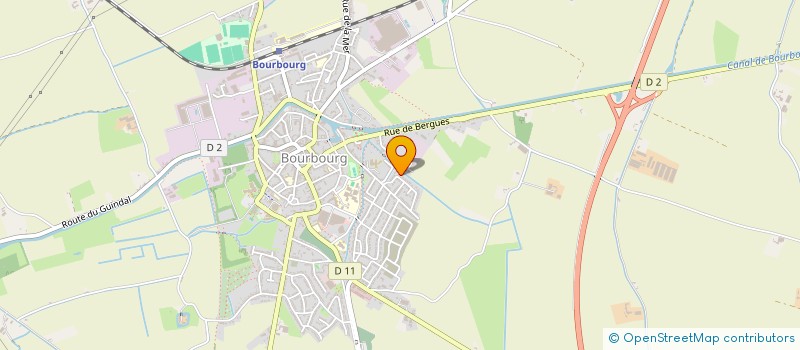 localisation de l'entreprise MONSIEUR XAVIER FICHEX  BOURBOURG