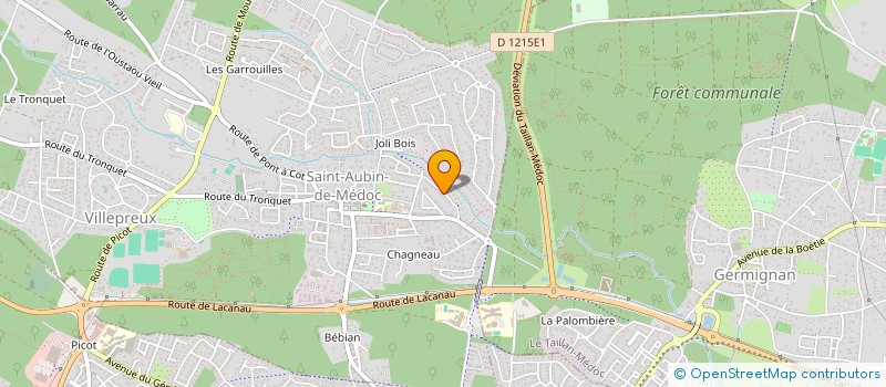 localisation de l'entreprise MONSIEUR XAVIER FLOUTIER  SAINT-AUBIN-DE-MEDOC