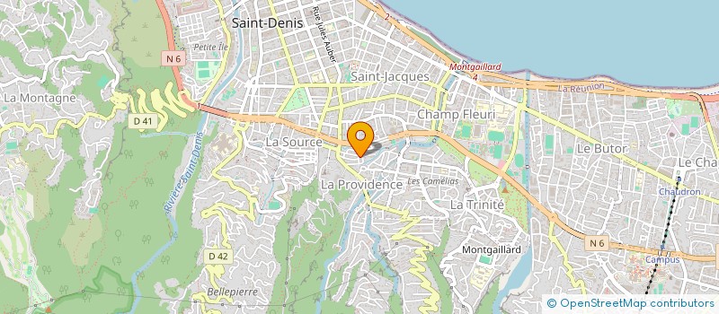 localisation de l'entreprise MONSIEUR XAVIER FONTAINE à SAINT-DENIS