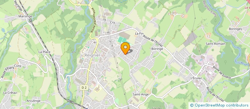 localisation de l'entreprise MONSIEUR XAVIER FORT  REIGNIER-ESERY