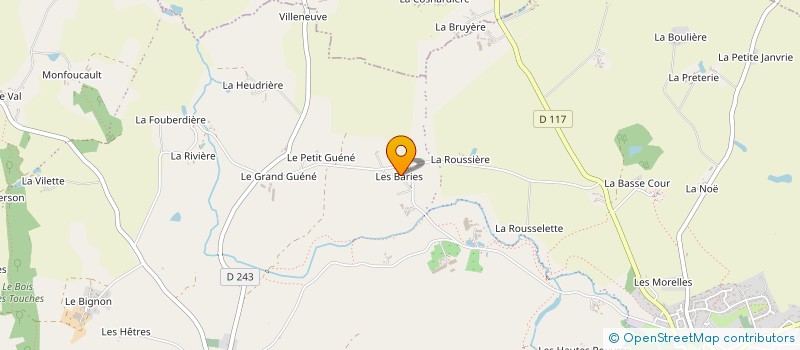 localisation de l'entreprise MONSIEUR XAVIER FORVEILLE à LASSAY-LES-CHATEAUX