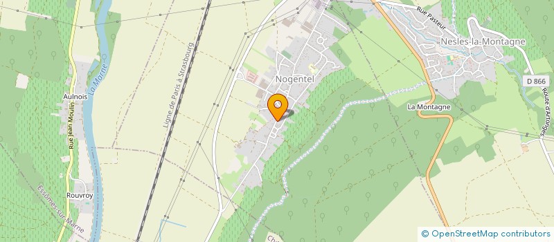 localisation de l'entreprise MONSIEUR XAVIER FOURCADE  NOGENTEL