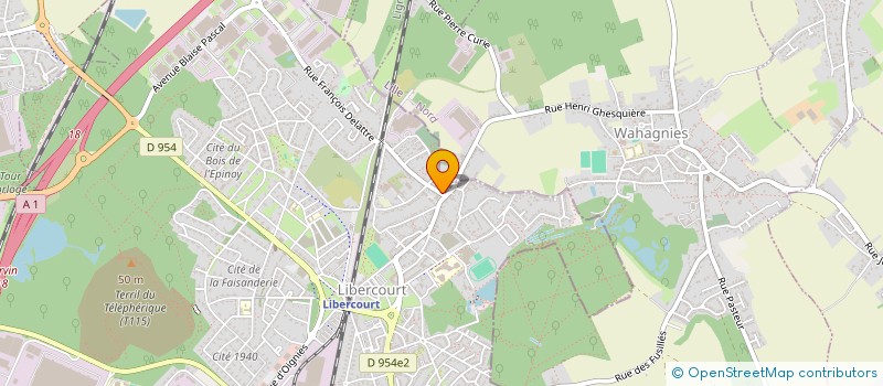 localisation de l'entreprise MONSIEUR XAVIER FOURE  LIBERCOURT