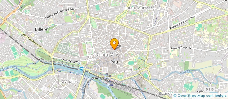 localisation de l'entreprise MONSIEUR XAVIER FOURNIER à PAU