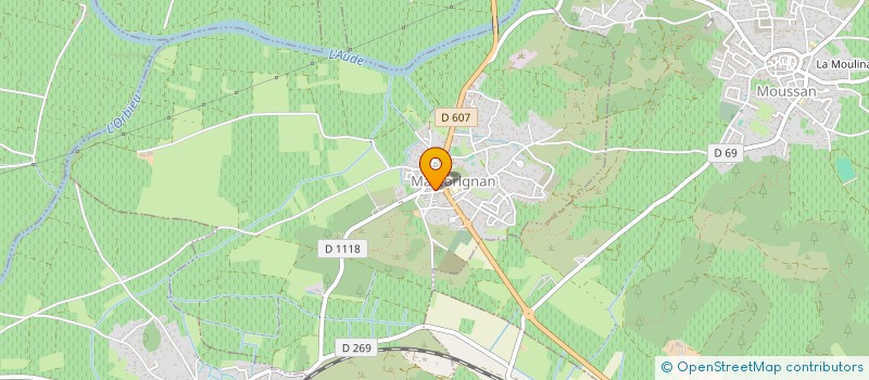 localisation de l'entreprise MONSIEUR XAVIER FRADET  SAINT-MARCEL-SUR-AUDE