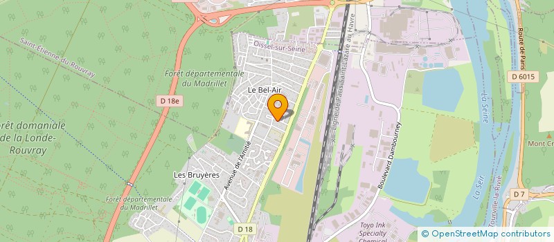 localisation de l'entreprise MONSIEUR XAVIER-FRANCK HERANVAL  OISSEL