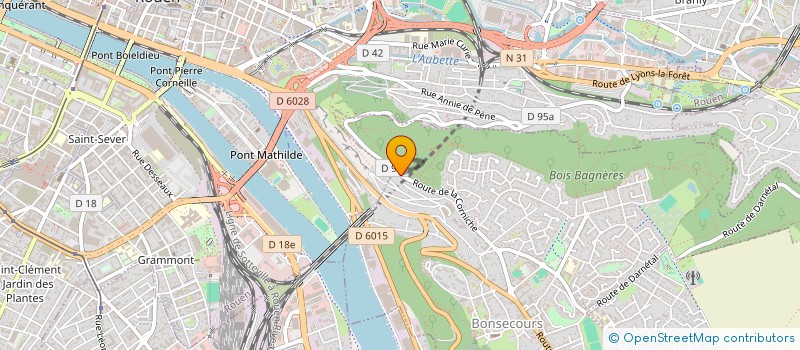 localisation de l'entreprise MONSIEUR XAVIER FRENOIS  BONSECOURS