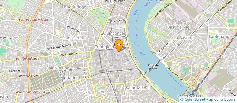 localisation de l'entreprise MONSIEUR XAVIER FREYSSINEL  BORDEAUX