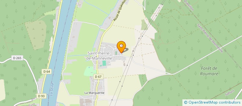 localisation de l'entreprise MONSIEUR XAVIER FRIGOT  SAINT-PIERRE-DE-MANNEVILLE