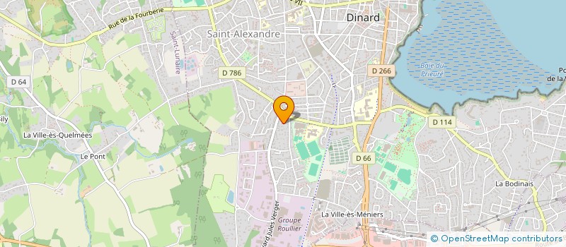 localisation de l'entreprise MONSIEUR XAVIER FROSTIN  DINARD