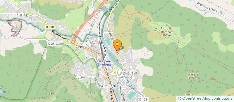 localisation de l'entreprise MONSIEUR XAVIER FUENTES à TARASCON-SUR-ARIEGE
