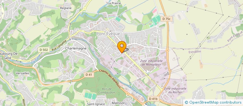 localisation de l'entreprise MONSIEUR XAVIER FULPIN  PONT-EVEQUE