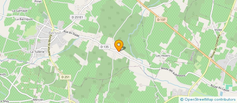 localisation de l'entreprise MONSIEUR XAVIER GABAS  BERSON