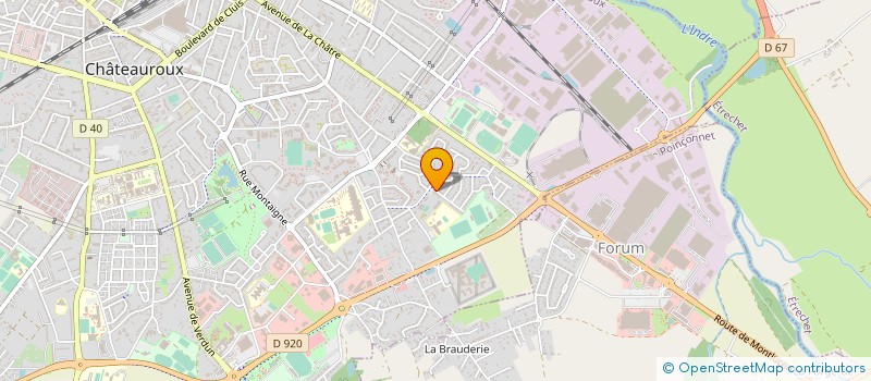 localisation de l'entreprise MONSIEUR XAVIER GALEYRANT à CHATEAUROUX