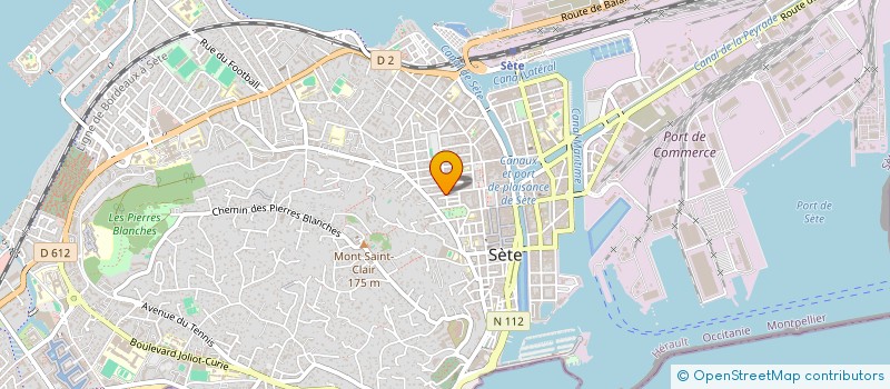 localisation de l'entreprise MONSIEUR XAVIER GALHARAGUE à SETE