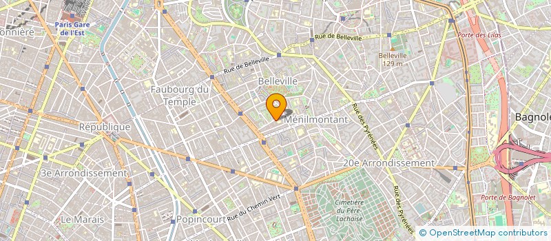 localisation de l'entreprise MONSIEUR XAVIER GALLAIS  PARIS