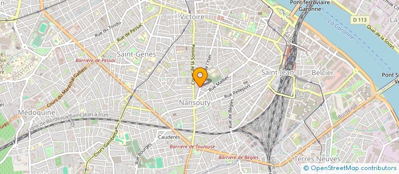 localisation de l'entreprise MONSIEUR XAVIER GALLICE  BORDEAUX