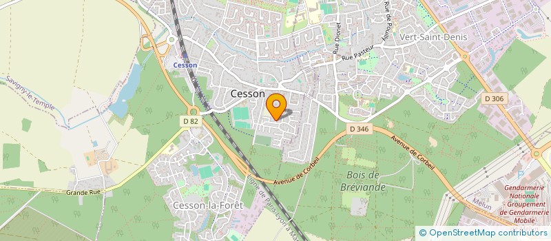 localisation de l'entreprise MONSIEUR XAVIER GALLY  CESSON