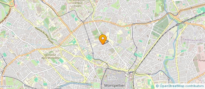 localisation de l'entreprise MONSIEUR XAVIER GAMBIER à MONTPELLIER