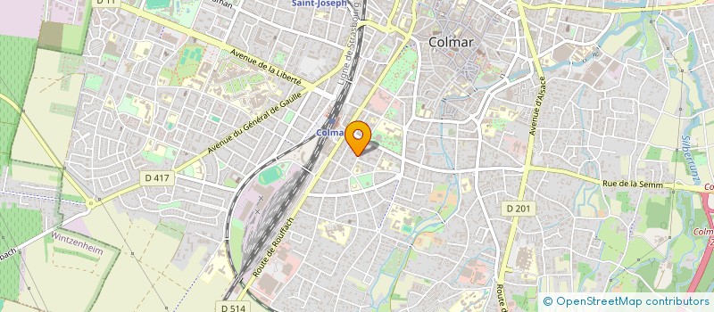 localisation de l'entreprise MONSIEUR XAVIER GARCIA ESTRADA  COLMAR