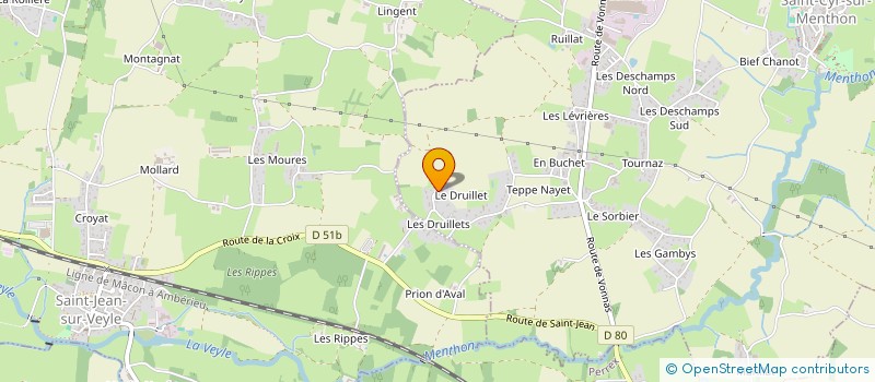 localisation de l'entreprise MONSIEUR XAVIER GARNIER à SAINT-CYR-SUR-MENTHON