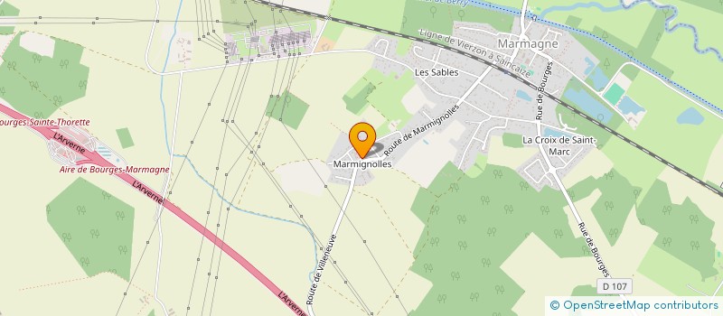 localisation de l'entreprise MONSIEUR XAVIER GARRIVET  MARMAGNE