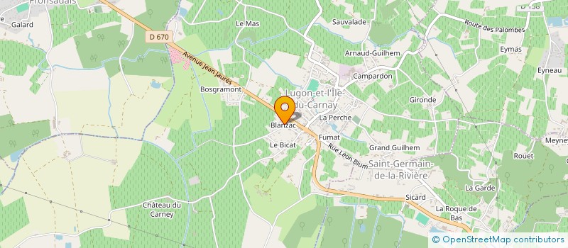 localisation de l'entreprise MONSIEUR XAVIER GASQUETON  LUGON-ET-L'ILE-DU-CARNAY