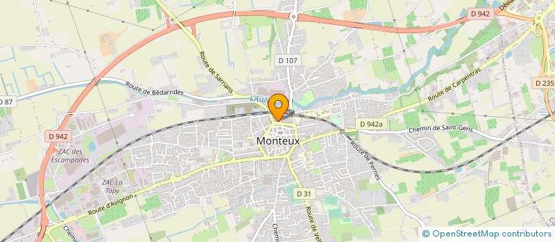 localisation de l'entreprise MONSIEUR XAVIER GAULIER  MONTEUX