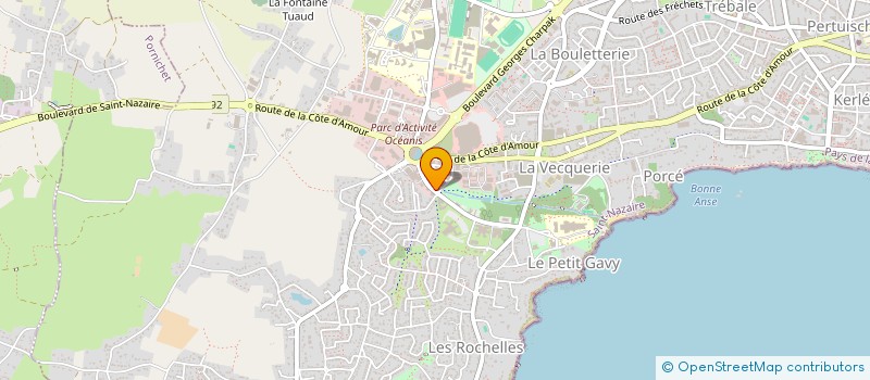 localisation de l'entreprise MONSIEUR XAVIER GAUTIER à SAINT-NAZAIRE