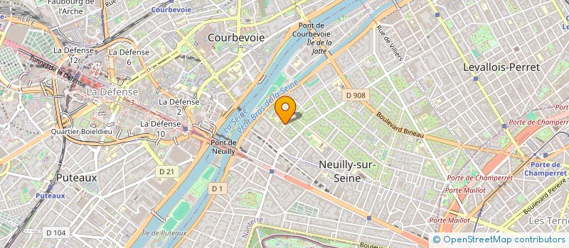 localisation de l'entreprise MONSIEUR XAVIER GAUTRIN à NEUILLY-SUR-SEINE