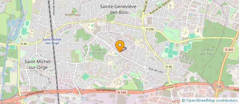 localisation de l'entreprise MONSIEUR XAVIER GAVARIN à SAINT-MICHEL-SUR-ORGE