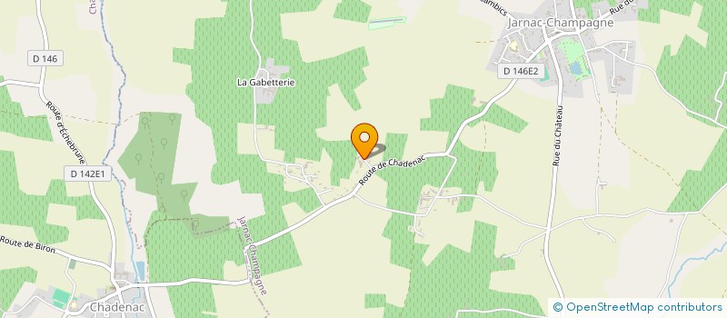 localisation de l'entreprise MONSIEUR XAVIER GAY  JARNAC-CHAMPAGNE