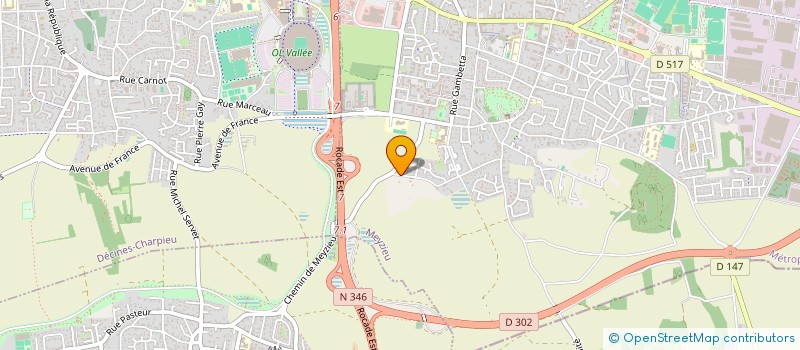 localisation de l'entreprise MONSIEUR XAVIER GEAY  MEYZIEU