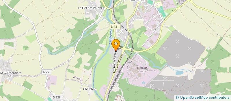 localisation de l'entreprise MONSIEUR XAVIER GEFFARD  AIRVAULT