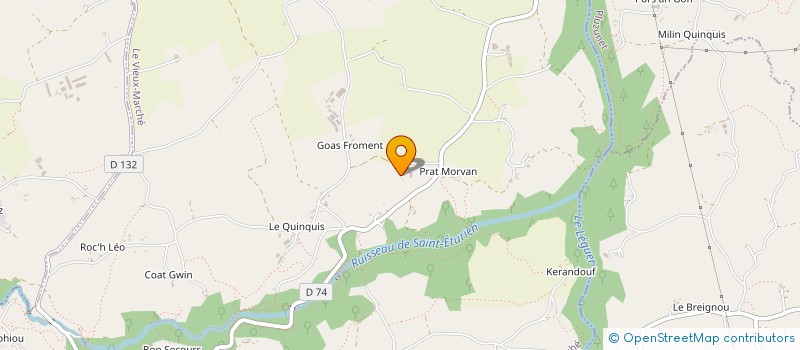 localisation de l'entreprise MONSIEUR XAVIER GEFFROY à LE VIEUX-MARCHE