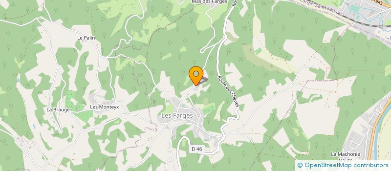 localisation de l'entreprise MONSIEUR XAVIER GENDRON  MONTIGNAC-LASCAUX