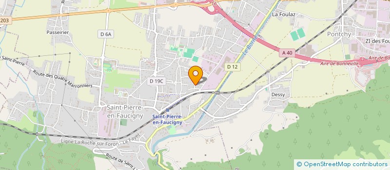 localisation de l'entreprise MONSIEUR XAVIER GENIN  SAINT-PIERRE-EN-FAUCIGNY