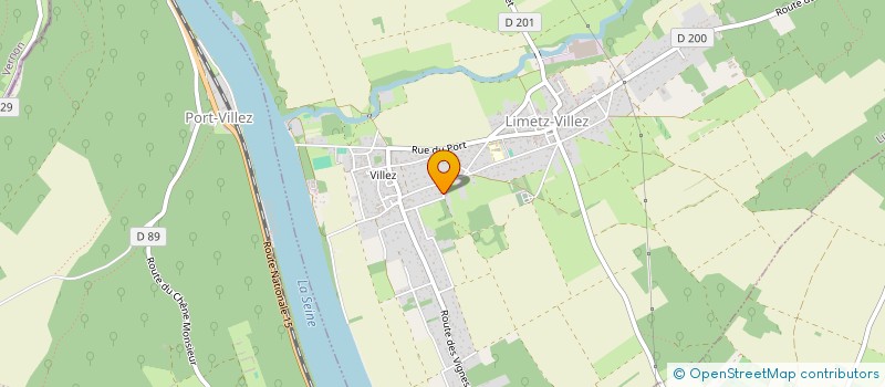 localisation de l'entreprise MONSIEUR XAVIER GENOUEL  LIMETZ-VILLEZ