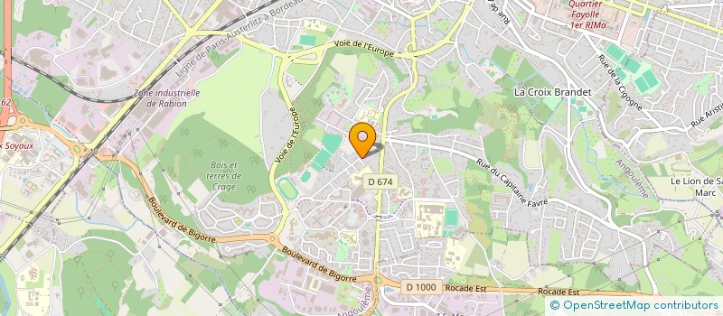 localisation de l'entreprise MONSIEUR XAVIER GENTOU à ANGOULEME