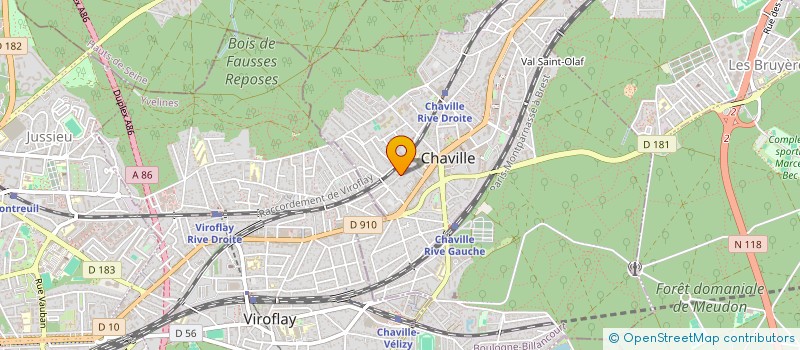 localisation de l'entreprise MONSIEUR XAVIER GEORGES EMILE MERIC à CHAVILLE