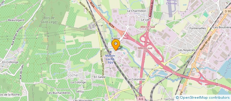 localisation de l'entreprise MONSIEUR XAVIER GERANT à MACON