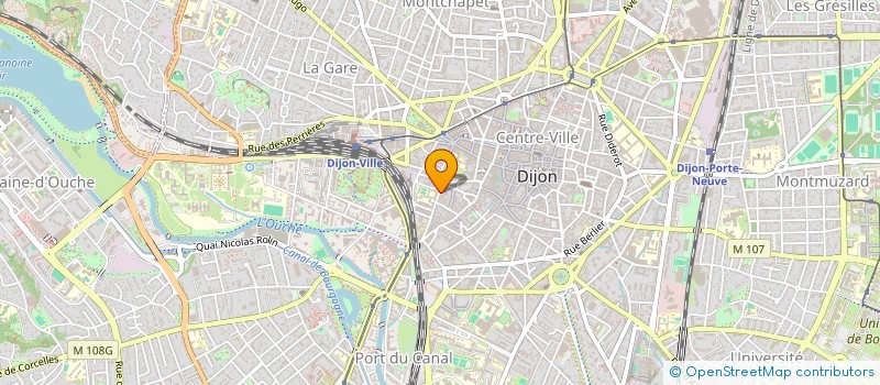 localisation de l'entreprise MONSIEUR XAVIER GERARDIN  DIJON