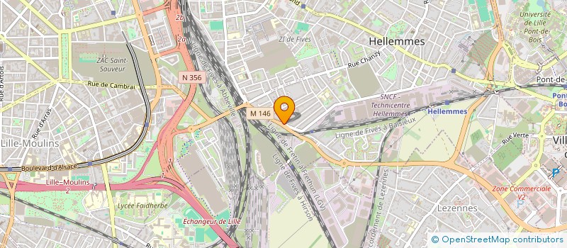 localisation de l'entreprise MONSIEUR XAVIER GERVOIS à LILLE