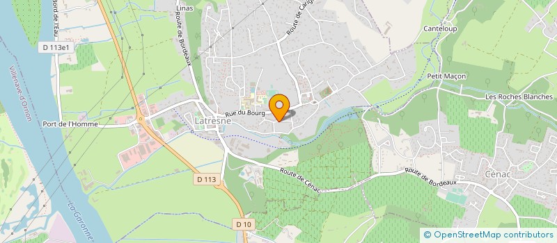 localisation de l'entreprise MONSIEUR XAVIER GILLET à LATRESNE