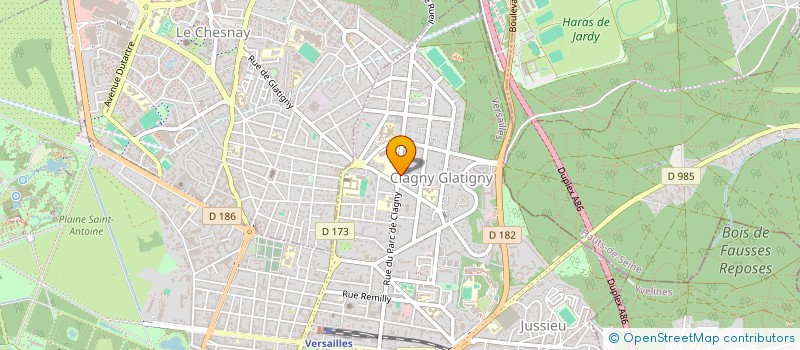 localisation de l'entreprise MONSIEUR XAVIER GIRAUD à VERSAILLES